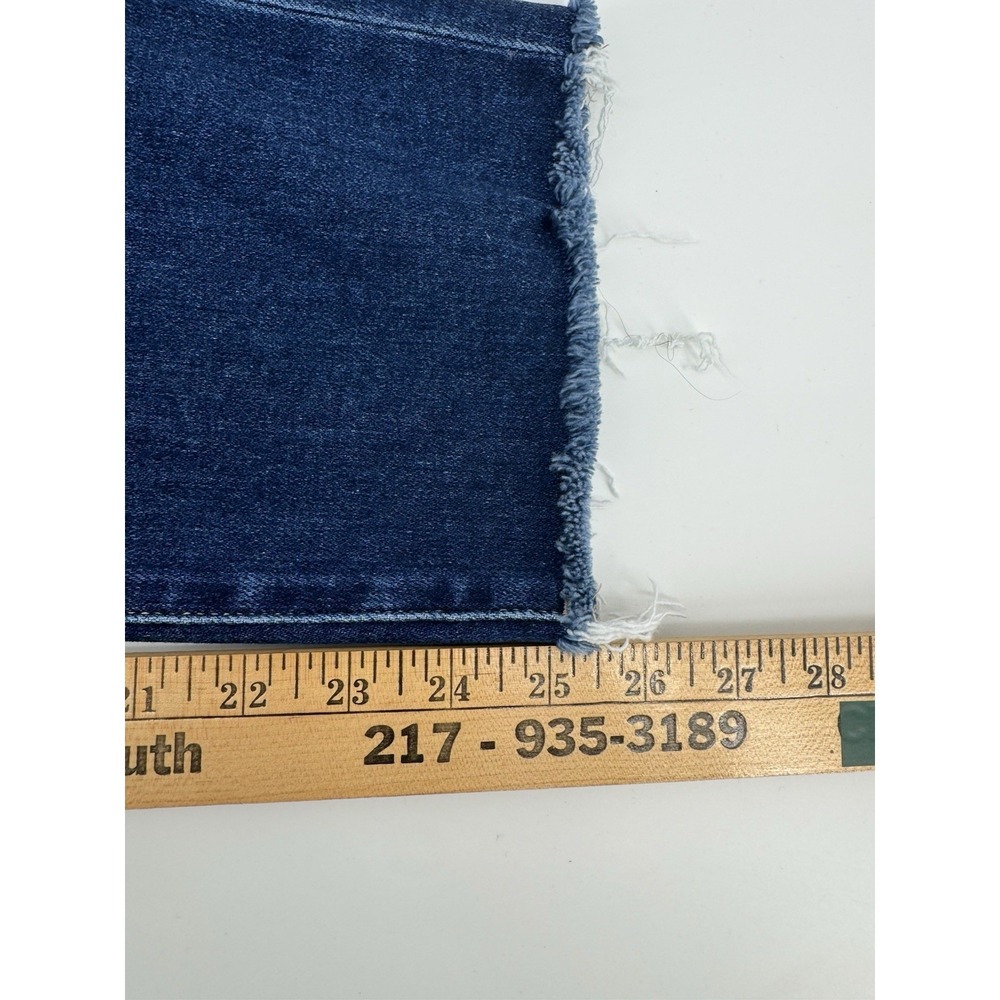 Buckle Black Fit No 53 Cropped Straight Jeans Medium Wash 25x26 Raw Hem - Picture 6 of 7